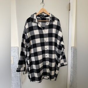 Forever 21 plaid coat